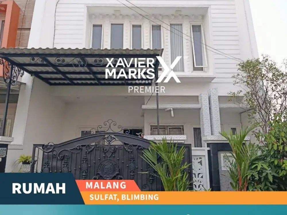 Rumah di Sulfat Blimbing Malang Mewah Dekat Fasilitas Umum