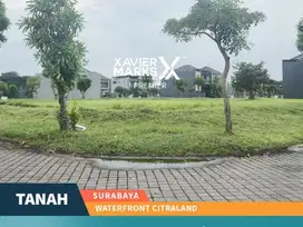 Tanah Kavling 2 Jejer Hook Di Waterfront Citraland Surabaya (OLX657)