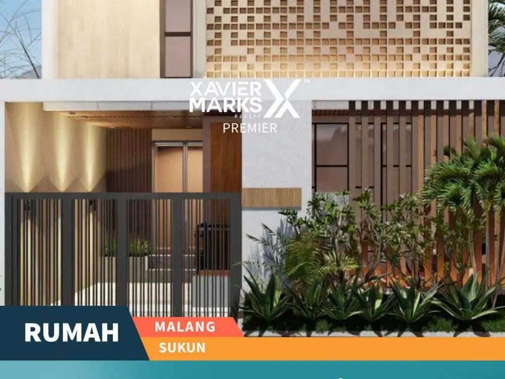 Rumah Baru Dengan Desain Industrial 2 Lantai Di Sukun Malang Kota