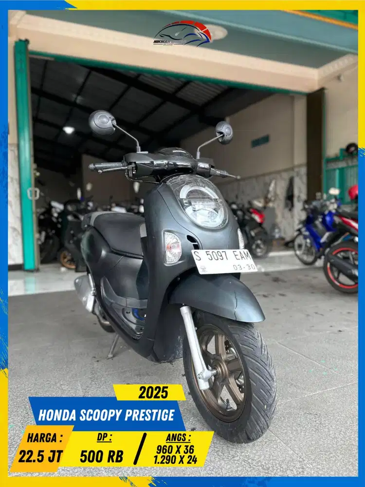 HONDA SCOOPY PRESTIGE 2025 LIKE NEW MASZEHH HIKMAH MOTOR KEPUH