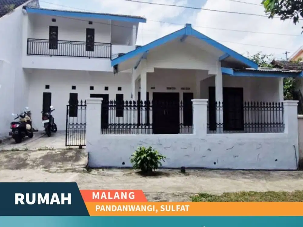 Rumah Murah 1,5 Lt di Pandanwangi Sulfat Malang Under 1M