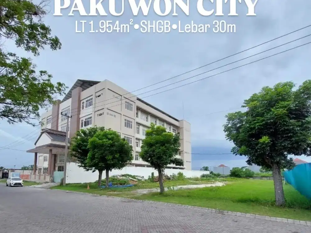 Tanah Kavling Strategis Komersial area Pakuwon City MU 1