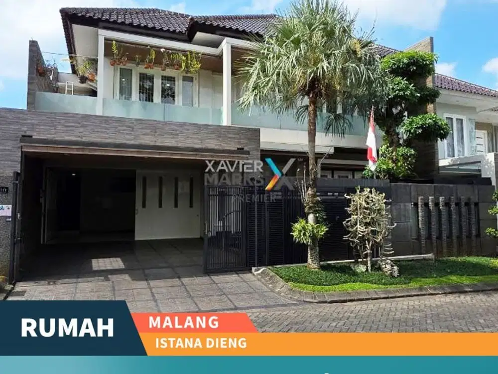 Rumah Megah Furnish Luxury dengan Private Pool di Istana Dieng Malang