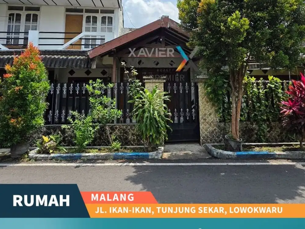 Rumah Akses Lokasi Mudah di Area Ikan Ikan Lowokwaru Malang