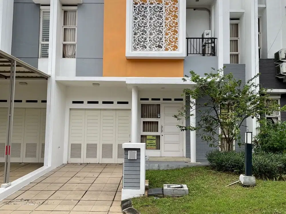 DISEWA CEPAT RUMAH SIAP HUNI CLUSTER DARWIN SCIENTIA di Gading Serpong