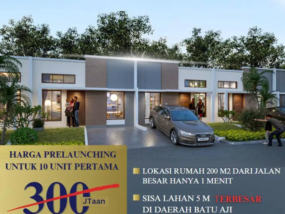 Rumah Baru Di Tasbur Residence Simpang Basecamp Batu Aji Batam