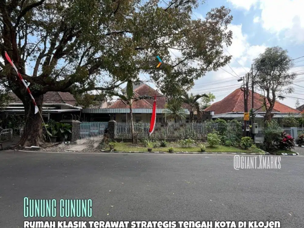 Rumah Klasik terawat tengah kota di gunung gunung Klojen Malang