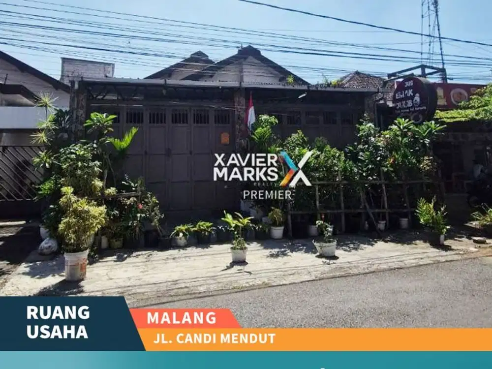 Disewakan Ruang Usaha Strategis Poros Jalan Candi Mendut Kota Malang