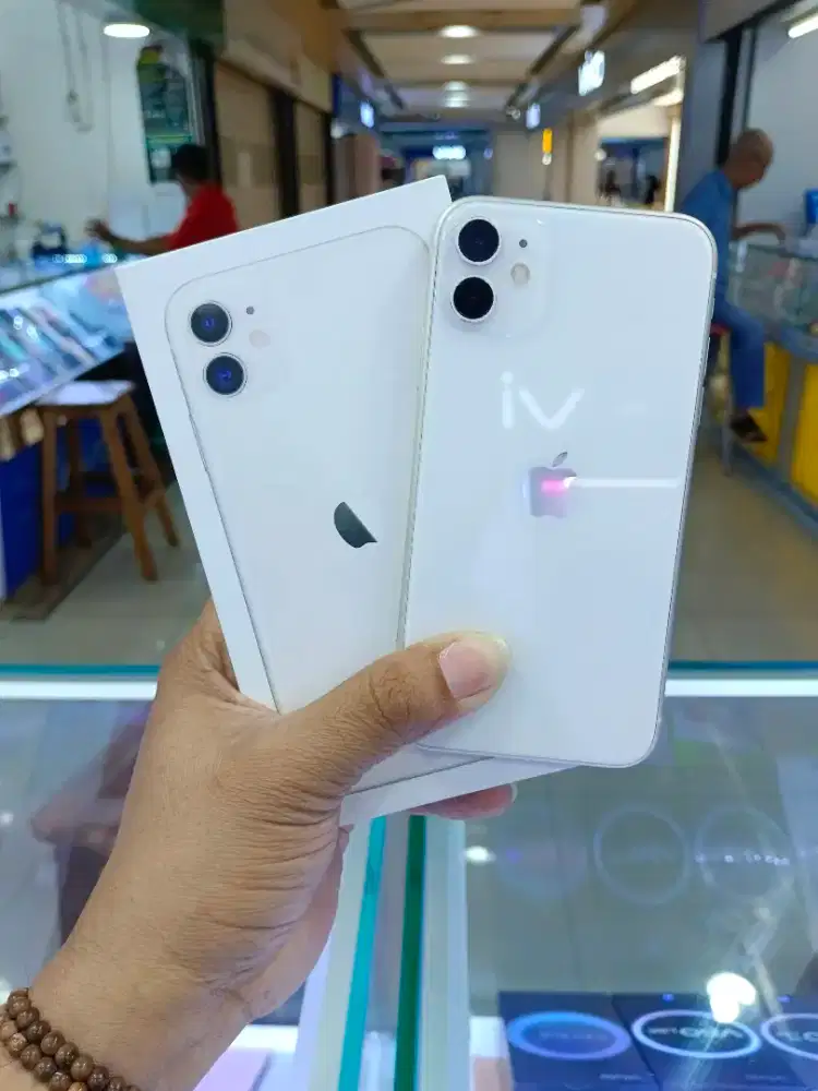 Iphone 11 64gb White iBox BH 94 Real Super Like New 99% Original