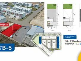 KAVLING GUDANG  ELP GEM CITY BLOK H5 & B3 JIIPE ISTIMEWA SIAP PAKAI