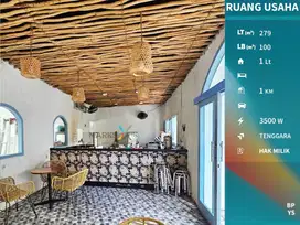 Dijual Ruang Usaha Bisnis dan Kafe di Pandanwangi Sulfat Malang
