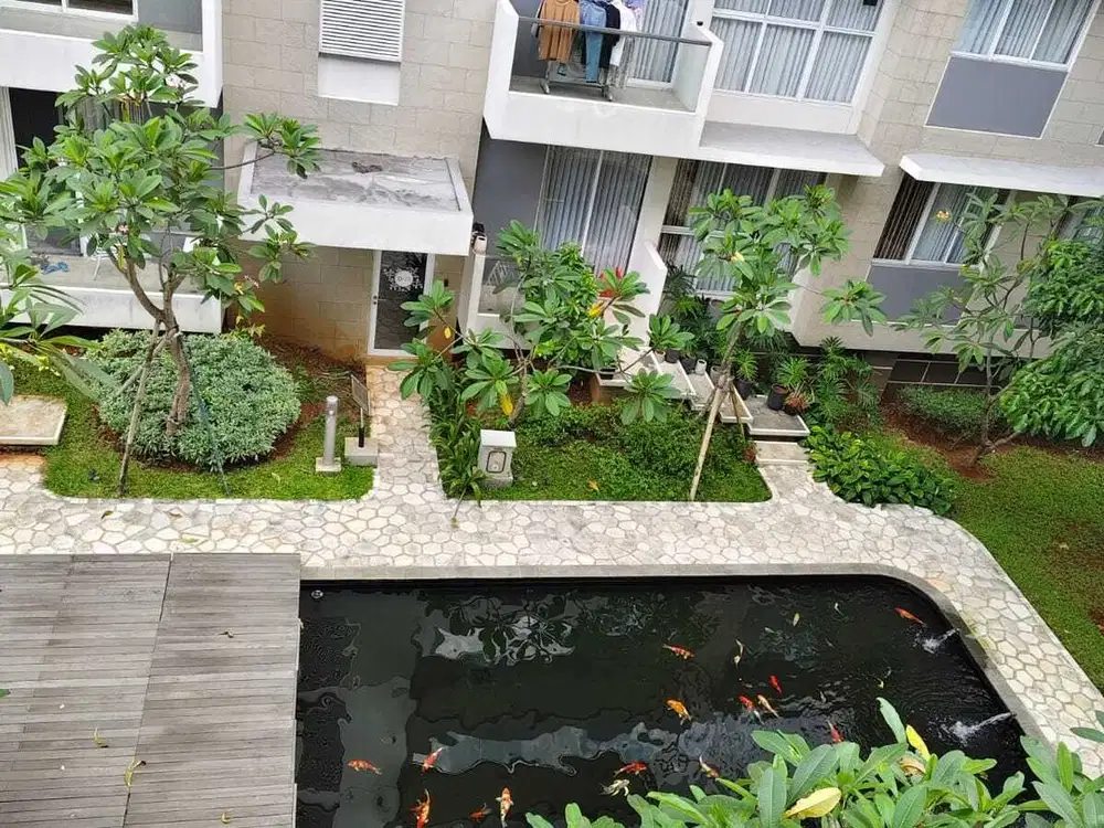 Apartemen Mewah 3BR Rainbow Springs – Full Furnished, View Kolam Koi!