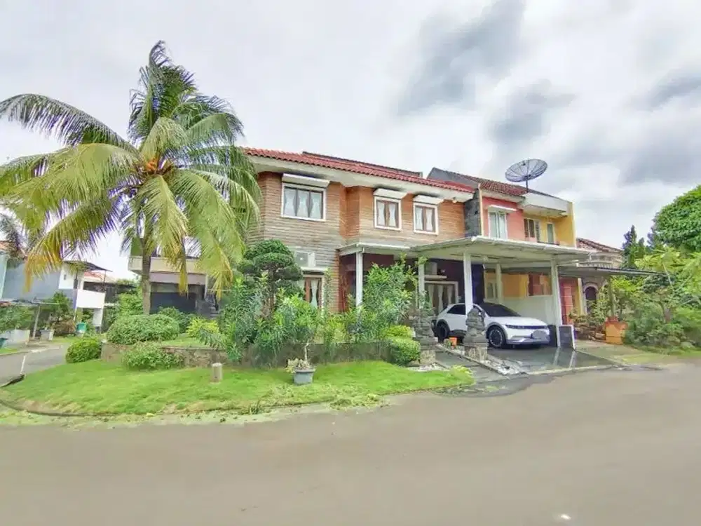 Rumah Aman Hoek Besar 5 Kamar Tidur Di BSD Delatinos Rawabuntu