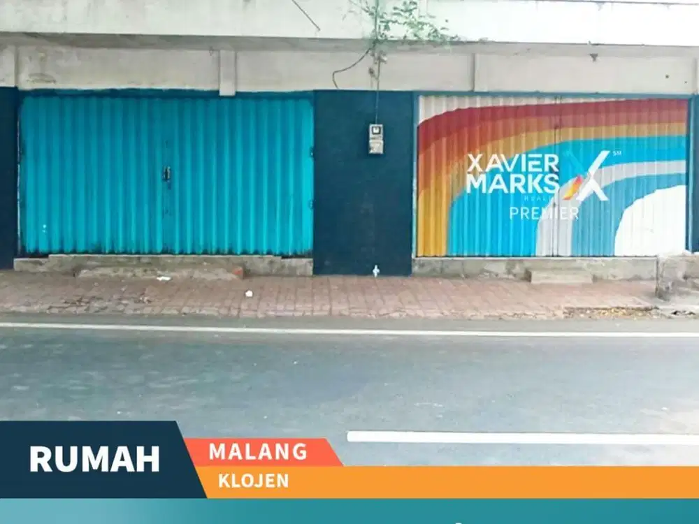 Rumah Hitung Tanah Saja, di Jalan Poros Kota Lama Malang