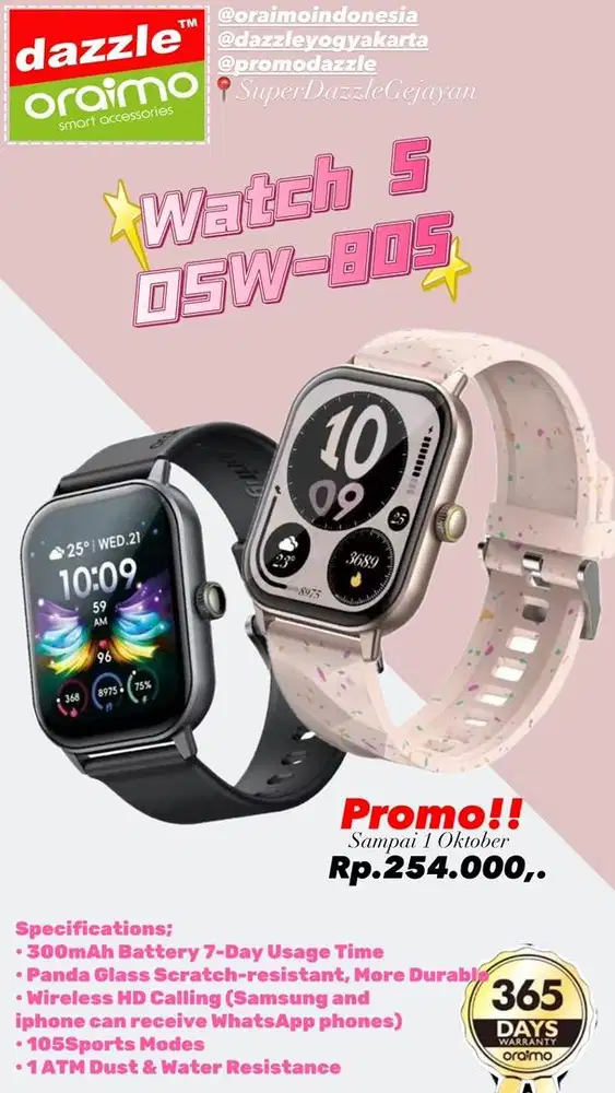 Smartwatch Oraimk Watch 5