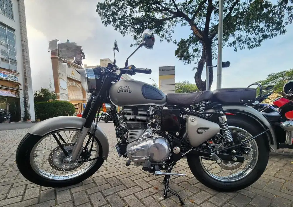 NEW!! ROYAL ENFIELD CLASSIC GUN GREY 350CC MENANG LELANG