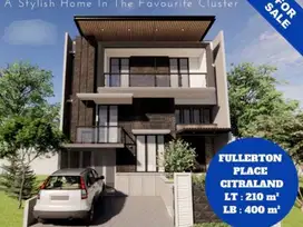 dijual rumah baru citraland dekat graha famili pakuwon indah