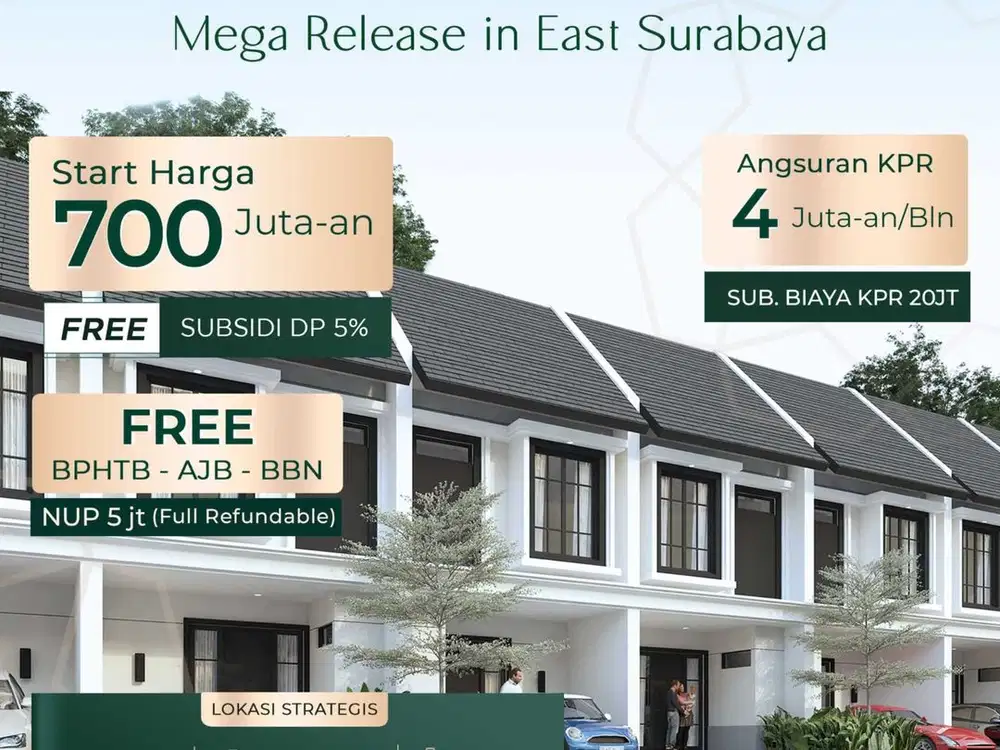 Launching Harga Perdana Rumah Di Regency One Eastpoint Surabaya
