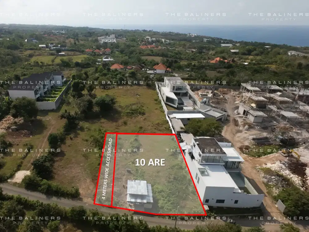 PRIME 10 ARE LAND IN KUTUH WITH OCEAN VIEW POTENTIAL