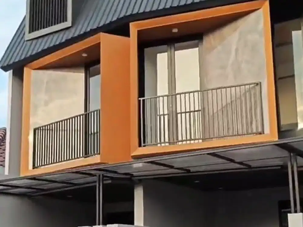 Rumah Baru Modern Casual 3 Lantai di Puri Mas, Free Pajak & Balik Nama