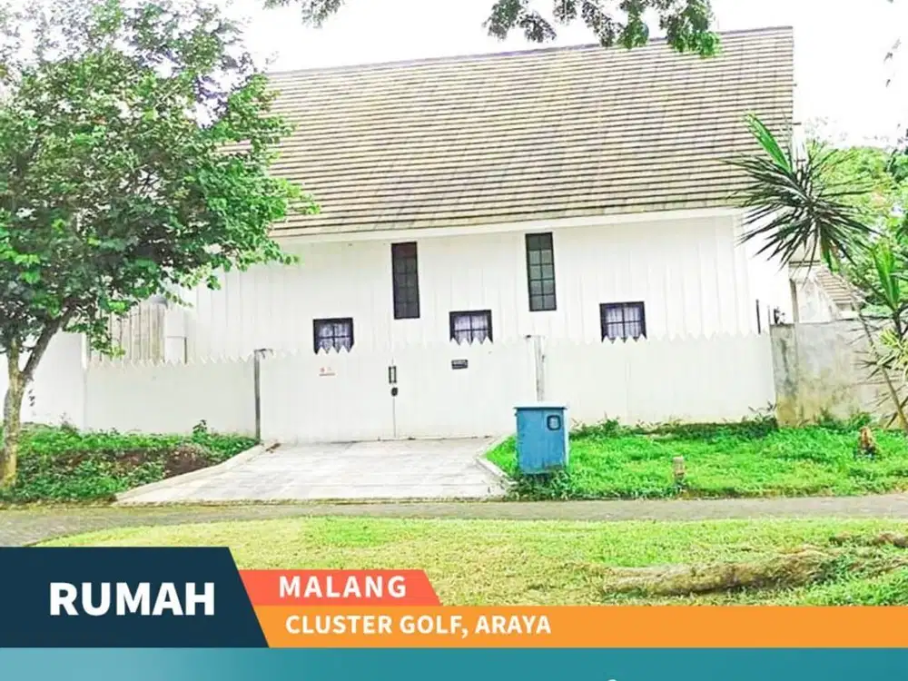Rumah Baru American Style di Golf Araya Malang Harga Bawah Pasar