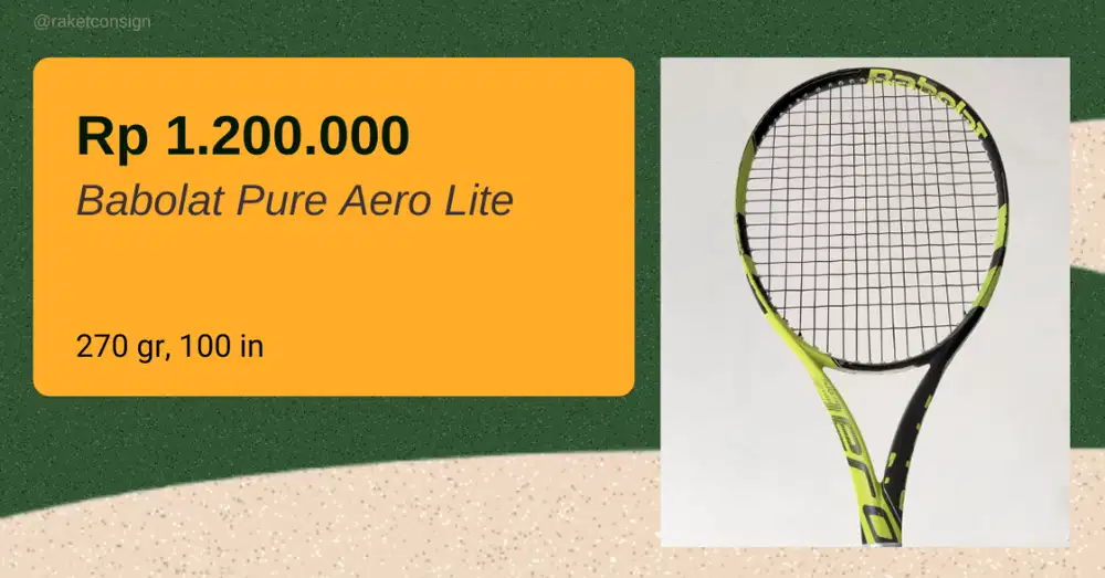 Babolat Pure Aero Lite Raket Tenis