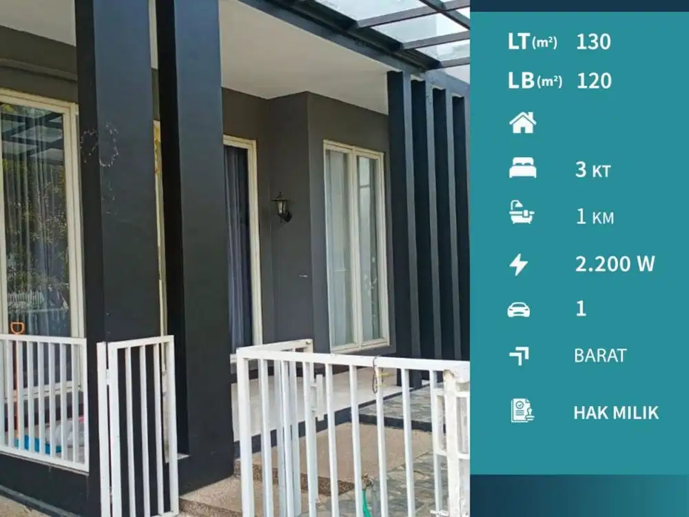 Dijual Rumah Terawat Bagus di Villa Puncak Tidar Malang