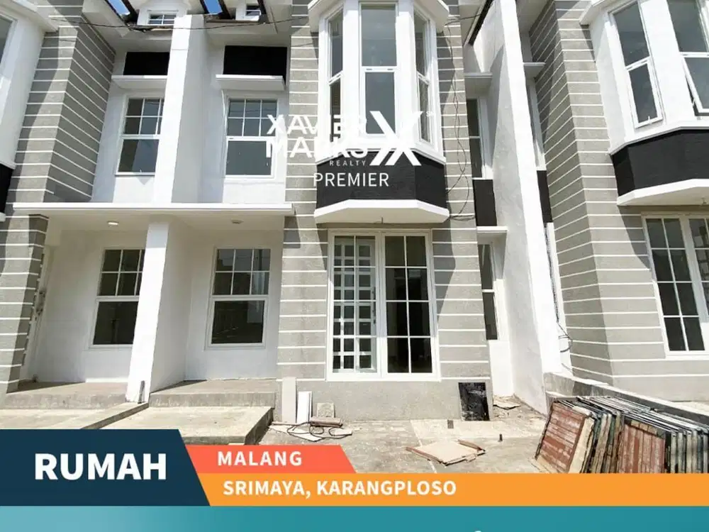 Rumah Gres Konsep Eropa di Srimaya Karangploso Malang