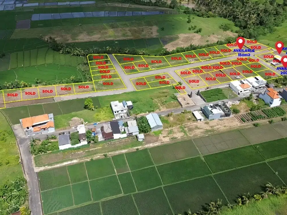 From Rice to Riches – Land Plots in Yeh Gangga, Tabanan (SHM)