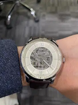 Neutra Automatic Brown Leather Watch