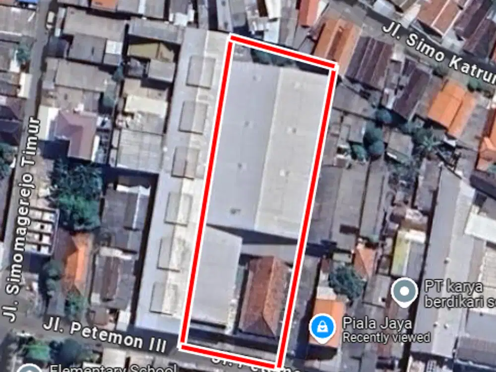 Dijual Gudang Pusat Kota Surabaya Cocok Untuk Gudang / Home Industri!
