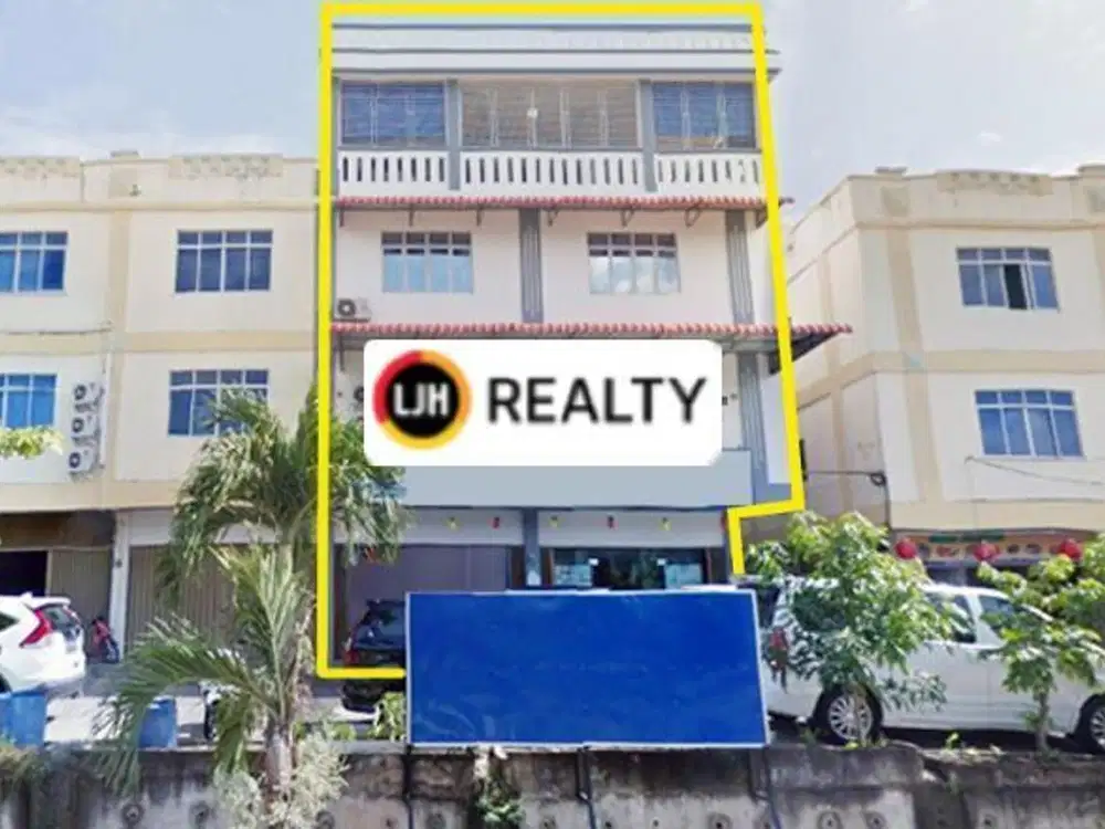Dijual Murah Ruko 4 Lantai Hadap Jalan Utama Permata Baloi Batam Kota