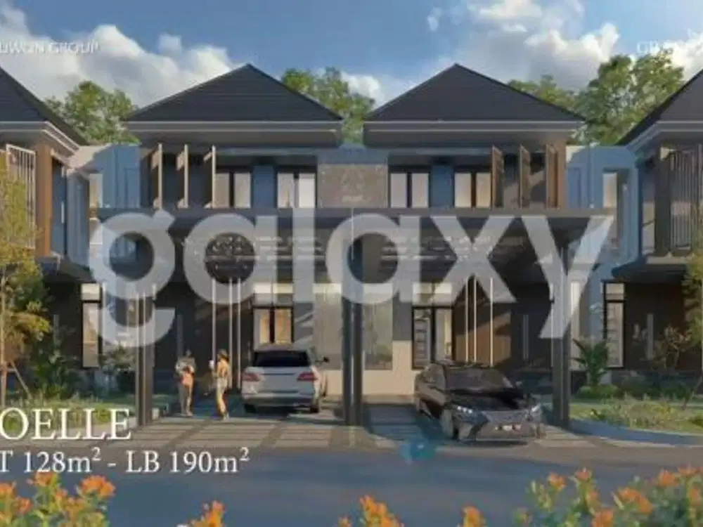 Rumah Aruba villa type Joelle Baru gress Pakuwon city