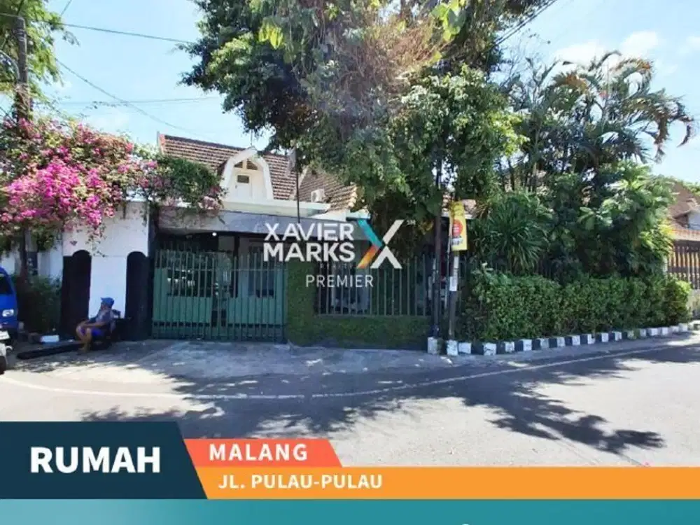 e122 Rumah Hook Lahan Luas Di Tengah Kota Malang
