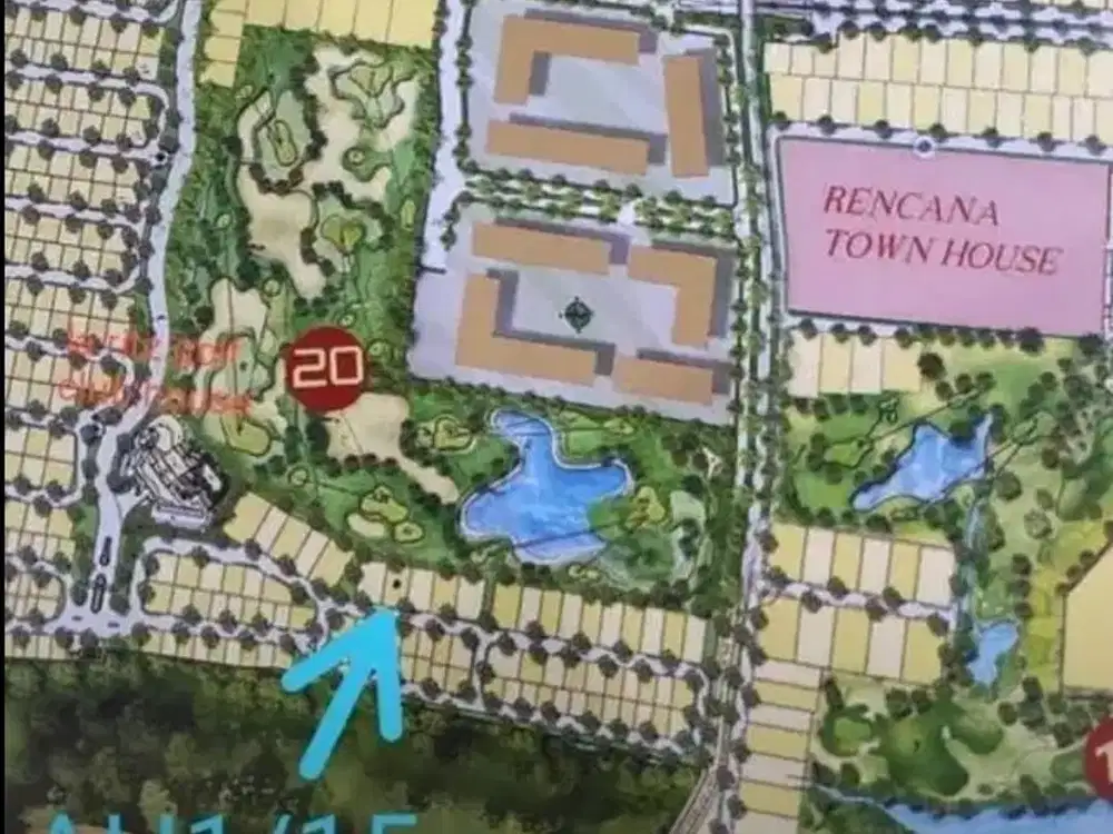 Dijual Tanah kavling Pakuwon Indah grand embassy view long golf