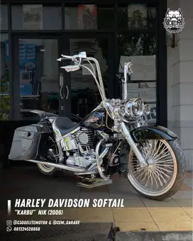 HARLEY DAVIDSON SOFTAIL KARBU NIK 2006 HEDON TERAWAT SIAP RIDING