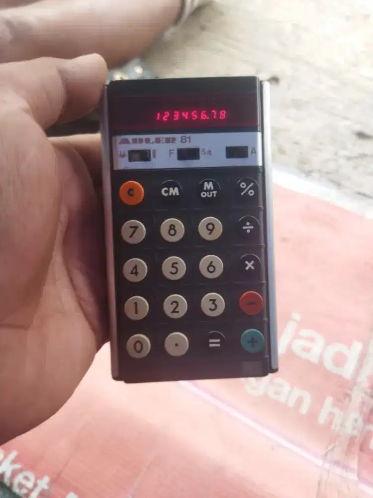Calculator vintage Made england