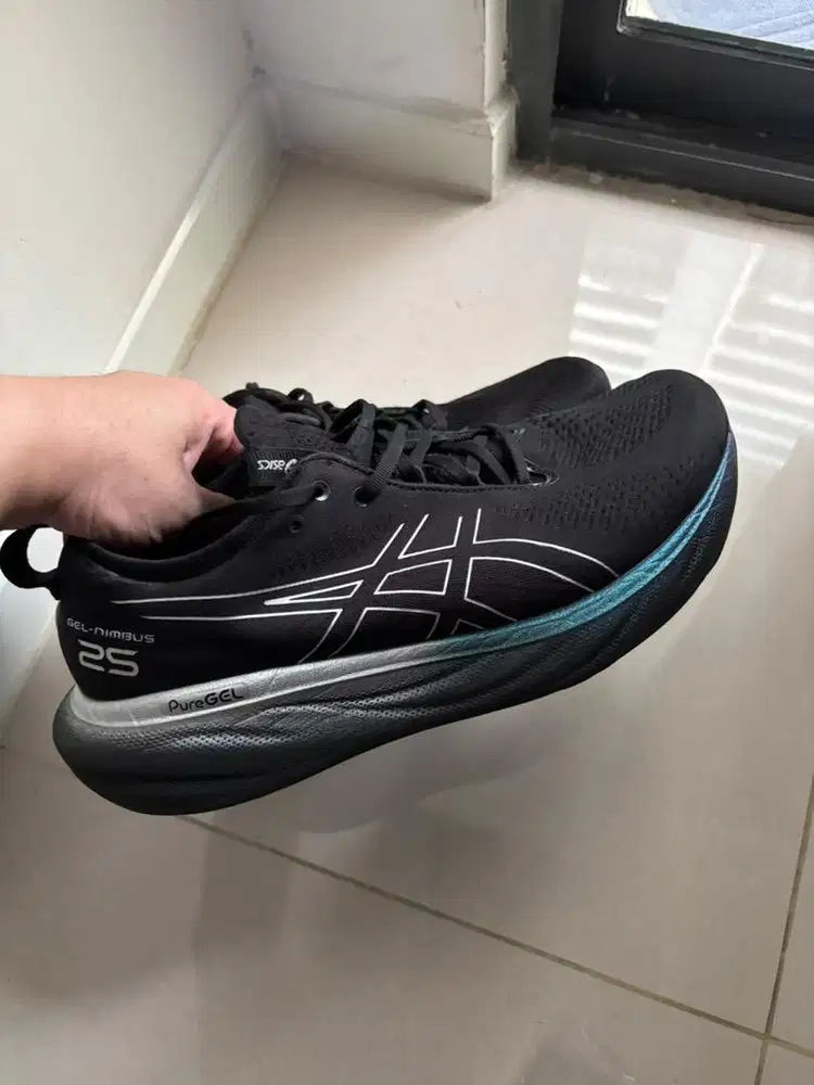 ASICS Men Gel-Nimbus 25 Platinum Black