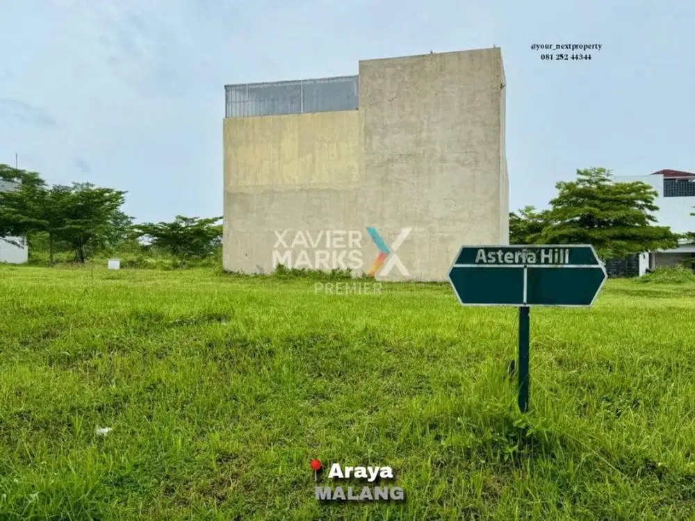 Tanah Kavling Murah Di Cluster Asteria Hill, The Araya Malang(OLX265)
