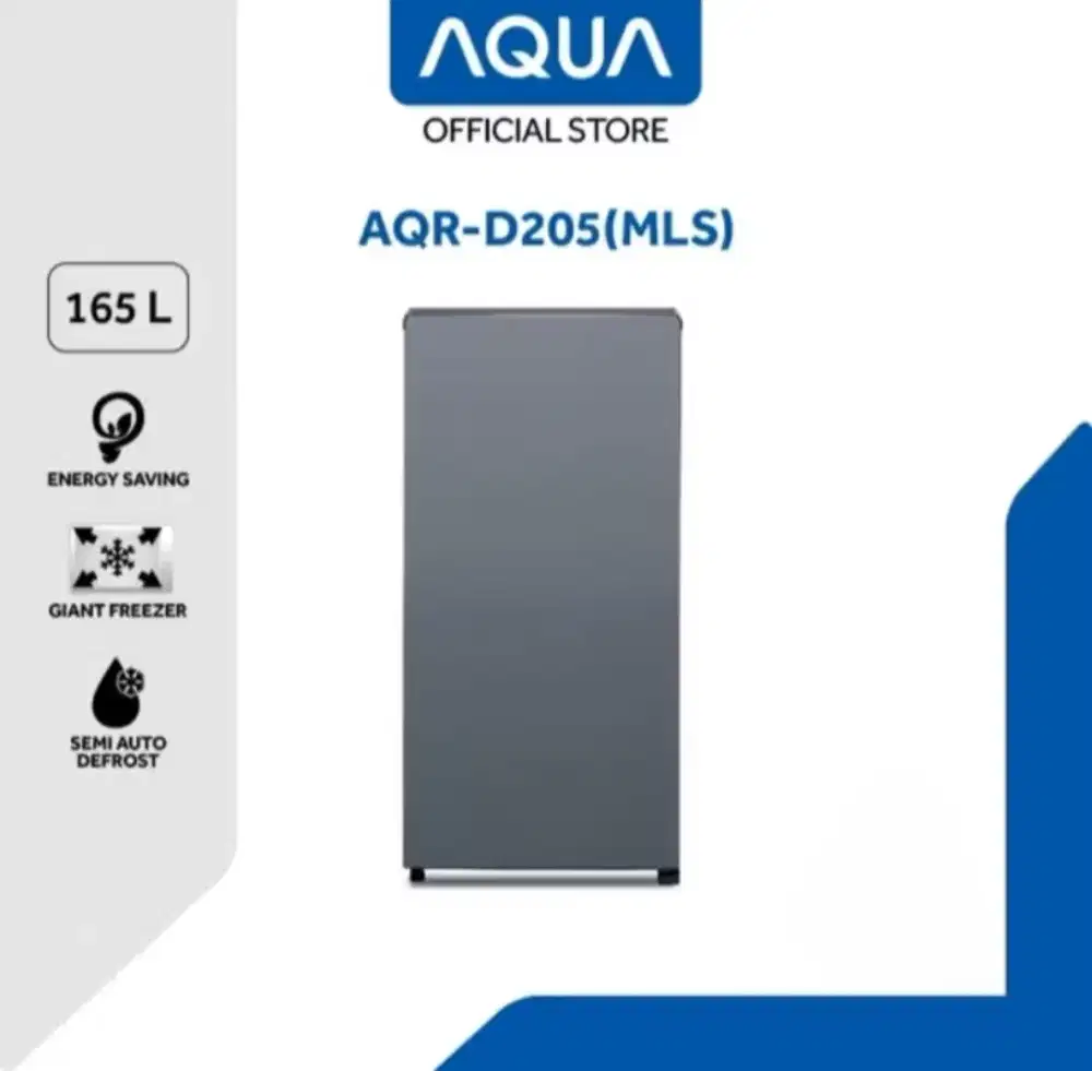 KULKAS 1 PINTU AQUA AQR-D205
