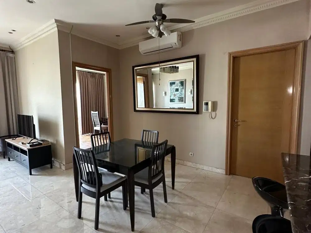 Apartment fully furnished 3kamar dengan view golf