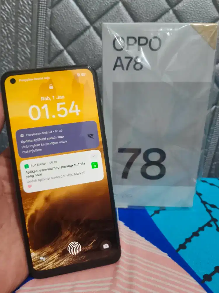 Oppo a78 4g ram 8 /256 lengkap