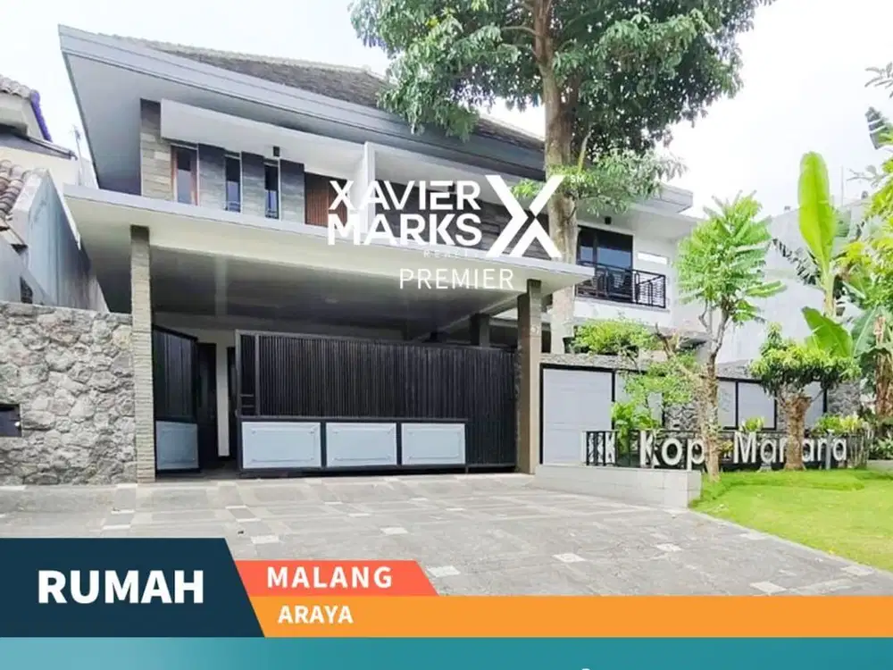 Rumah Siap Huni di Araya Malang Bangunan Mewah Estetik