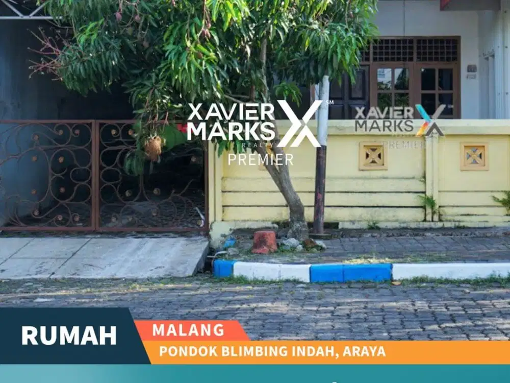 Rumah 4 KT Klasik Terawat di PBI Araya Blimbing Malang