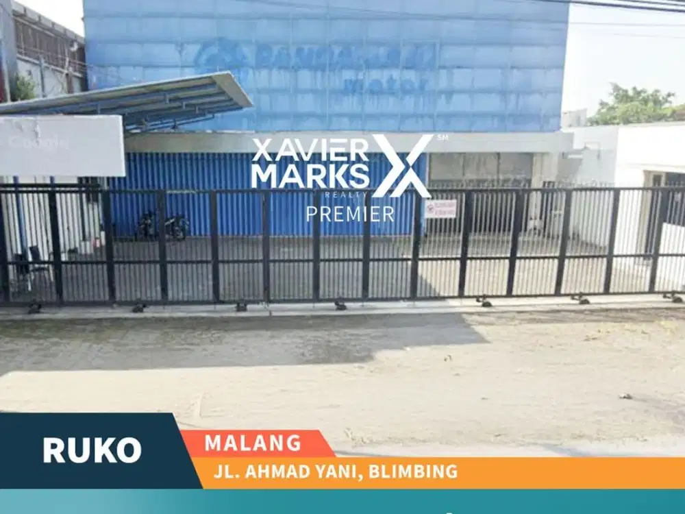 Ruko di Jalan Utama A Yani Blimbing Malang Luas Super Besar
