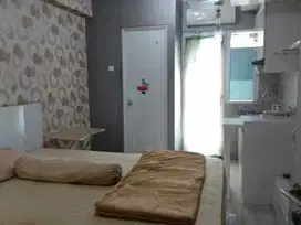 Apartemen the green pramuka city studio furnish tower chrysant