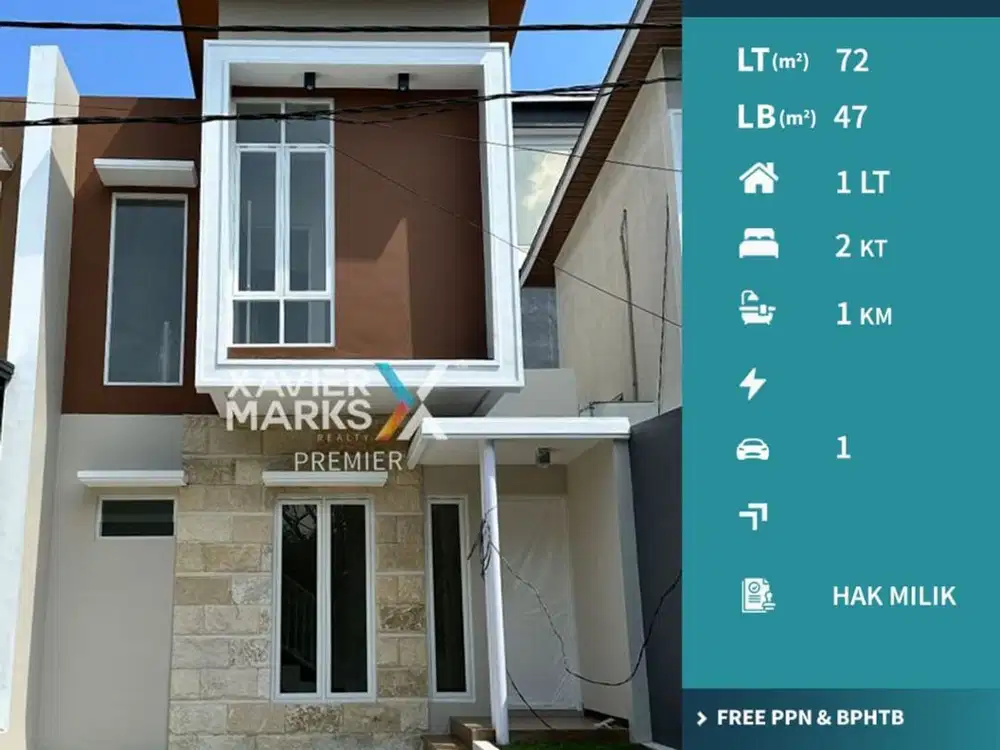 Dijual Rumah Baru Murah Strategis di Villa Dieng Residence Malang