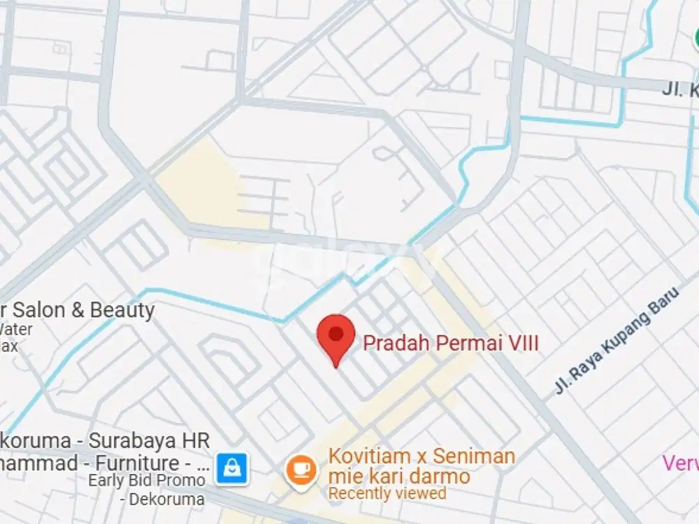 Tanah Dijual Pradah Permai