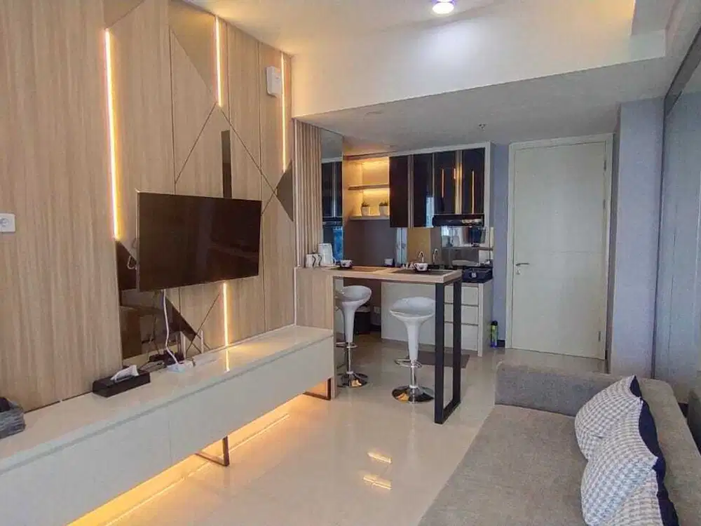 JUAL APARTEMEN AMOR PAKUWON CITY MALL 2 BR CORNER FURNISHED