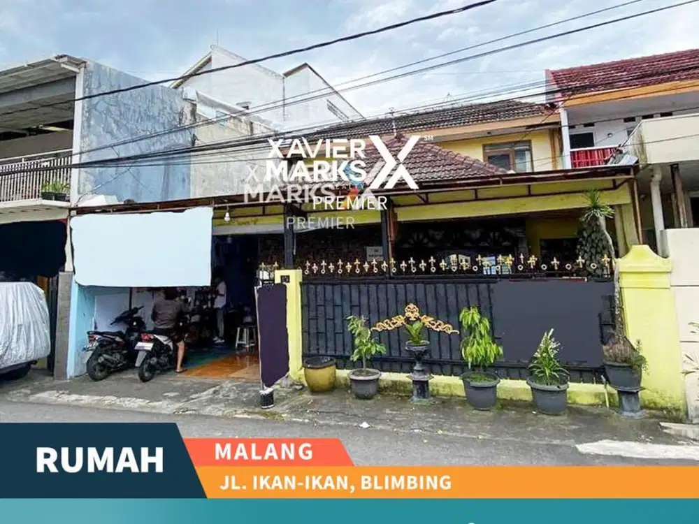 Rumah 5 KT Terawat Strategis di Area Ikan Ikan Blimbing Malang